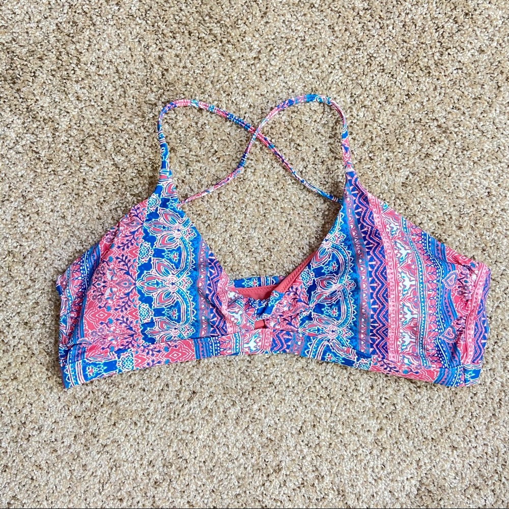 RAISINS Byron Bay Multicolor Floral Bikini Top - Picture 3 of 9